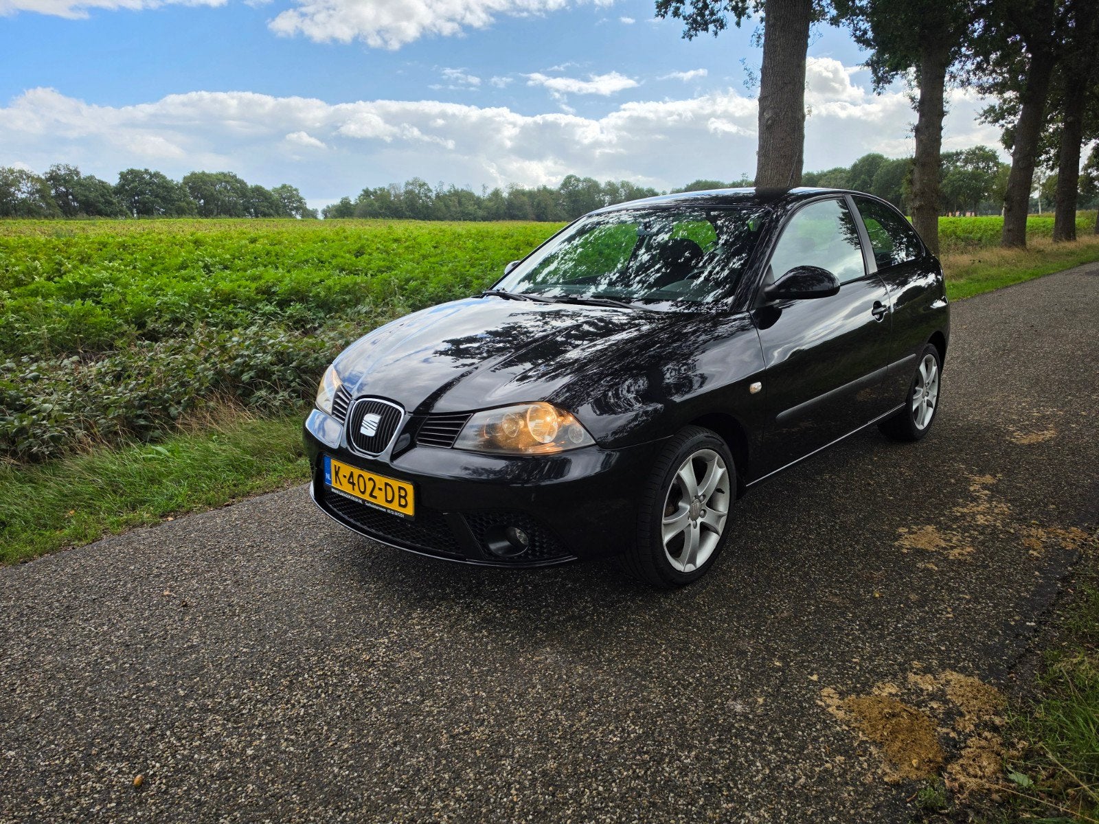 SEAT Ibiza 1.4 16V Sport | NIEUWE APK | Airco | Sportstoelen, Voorwielaandrijving, 40 €/maand, Zwart, 4 cilinders