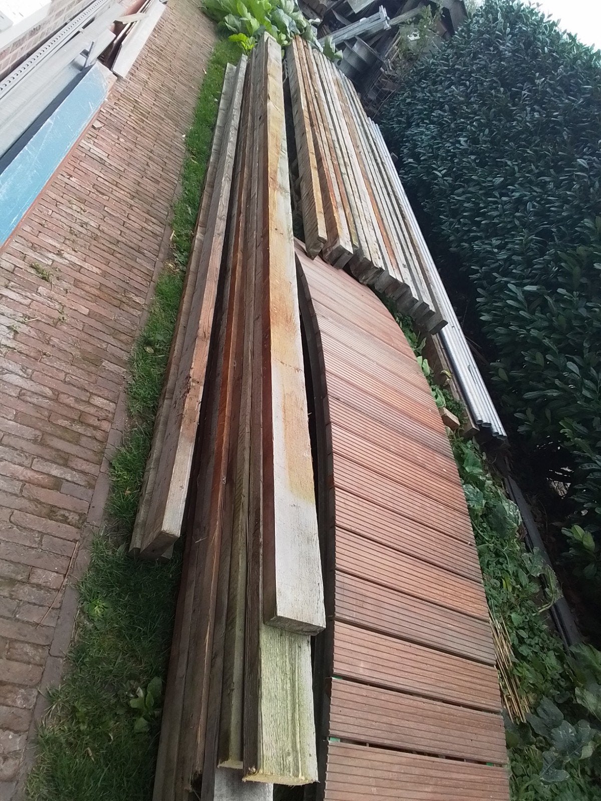 balken, Tuin en Terras, Ophalen, 250 cm of meer, Balken
