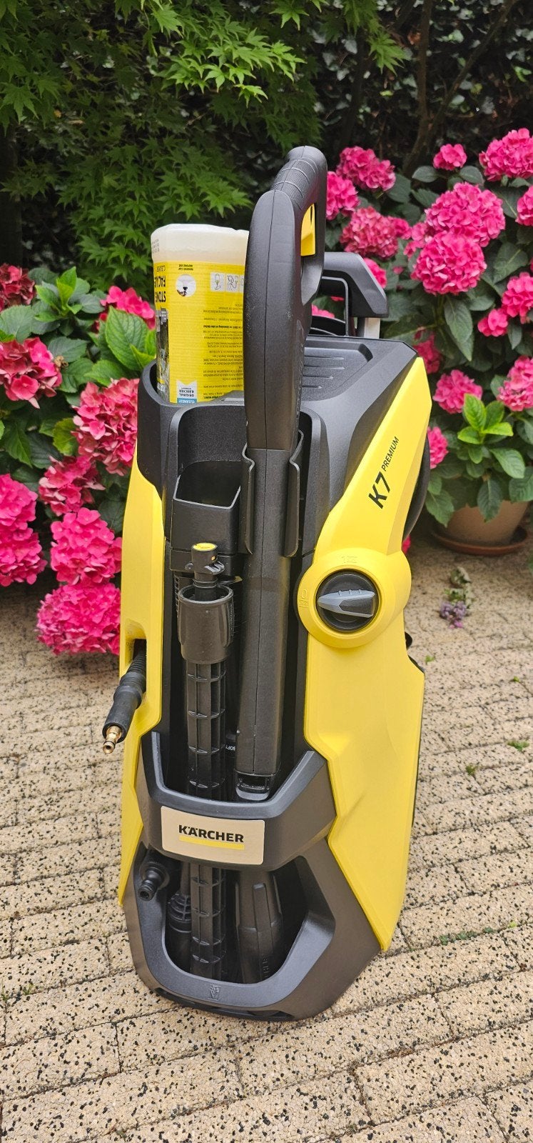 Kärcher K7 PREMIUM + T-Racer T7, Tuin en Terras, Hogedrukreinigers, Met autostop en -start, Kärcher, Ophalen of Verzenden, Zo goed als nieuw