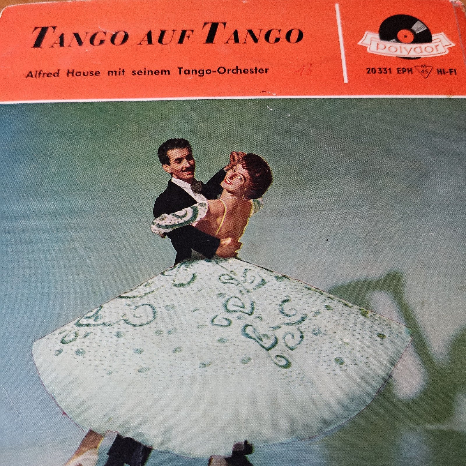 Tango auf Tango - Alfred Hause - Polydor EP, Gebruikt, Overige genres, 7 inch, Ophalen of Verzenden
