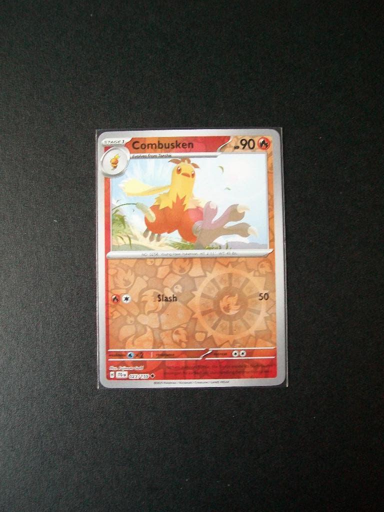1961. Nieuwe Pokemon Kaart Holofoil COMBUSKEN HP90 (023/159), Verzenden, Nieuw, Losse kaart, Foil