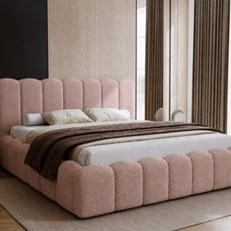 ACTIE Opbergbed 160 x 200 - Teddy Roze | GRATIS Matras, Verstelbaar, Overige kleuren, Ophalen of Verzenden, 200 cm