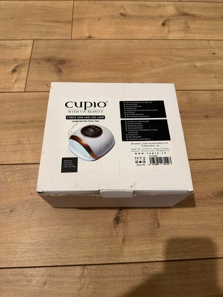Cupio Force One 54W LED Lamp voor gelnagels, Ophalen of Verzenden, Zo goed als nieuw, Overige typen