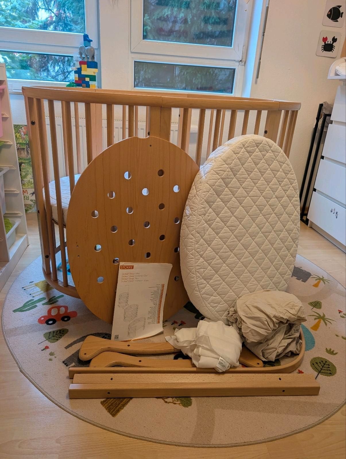 Stokke Sleepi Mini en Midi set babybedje kinderbedje, Ophalen
