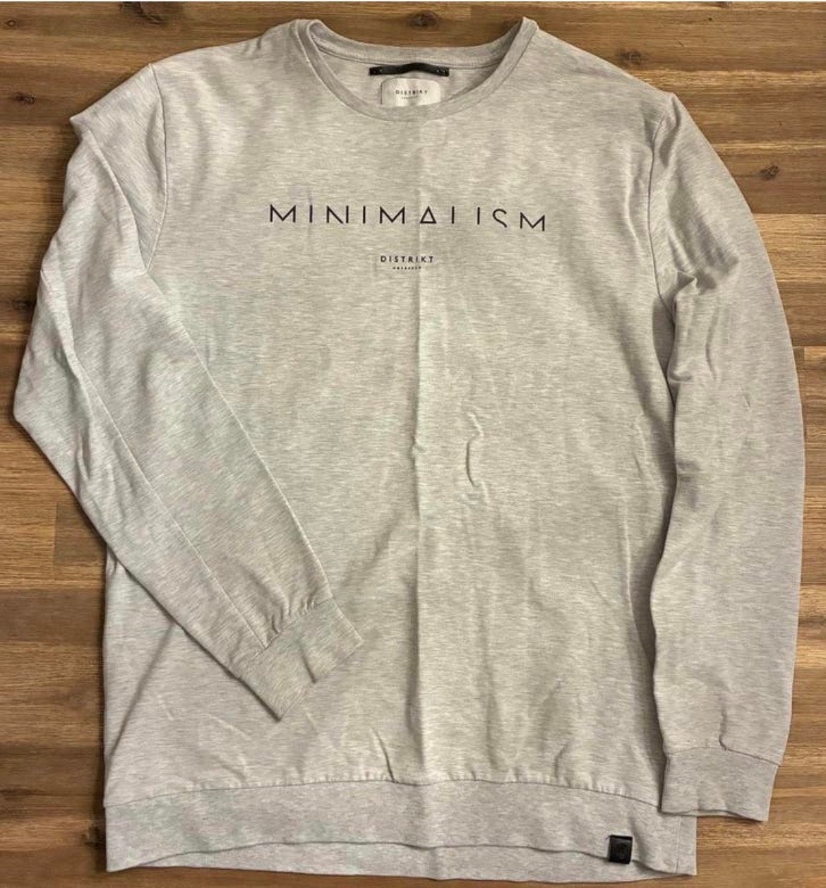 Distrikt Lichtgrijze Sweater - Maat 2XL - Zo goed als nieuw, Ophalen of Verzenden, Zo goed als nieuw, Overige maten, Grijs