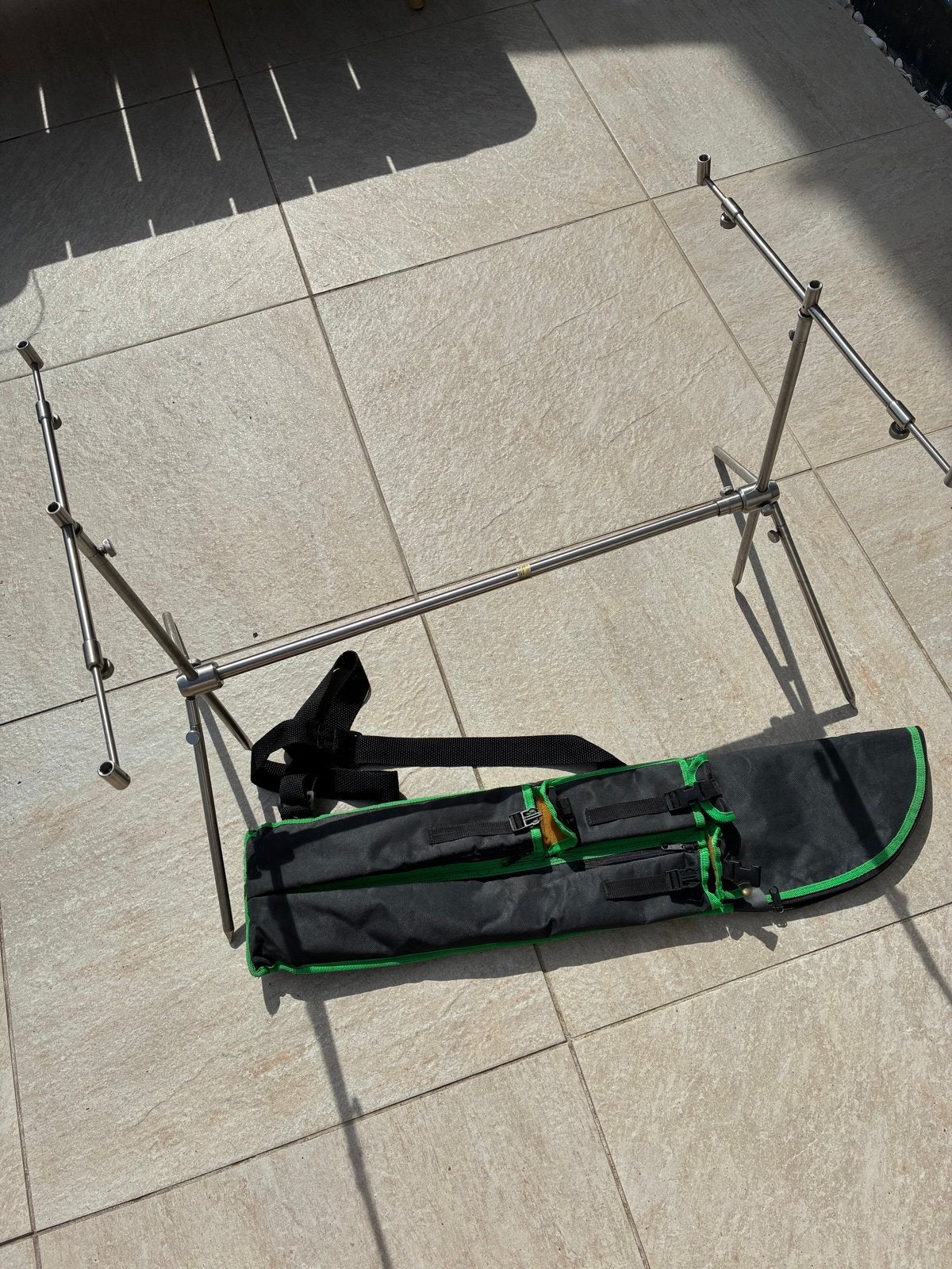 Roestvrijstalen Rod Pod met draagtas, Ophalen of Verzenden, Zo goed als nieuw, Overige typen