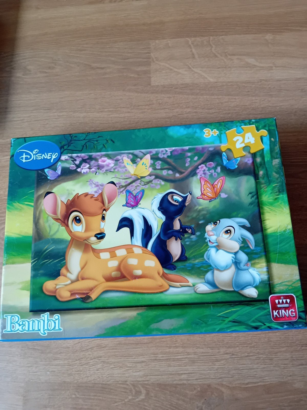 Disney Bambi puzzel 24 stukjes voor kinderen 3+, Ophalen of Verzenden, 10 tot 50 stukjes, Gebruikt, 2 tot 4 jaar
