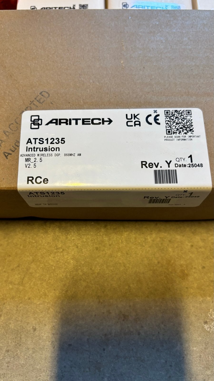 Aritech draadloze magneetcontacten en ATS1235 ontvanger, Detector, Sensor of Melder, Verzenden, Raam of Deur, Nieuw