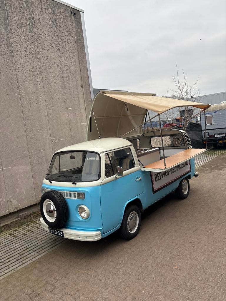 Volkswagen T2 1977 blauw, Auto's, 47 pk, Handgeschakeld, Geïmporteerd, 1575 kg