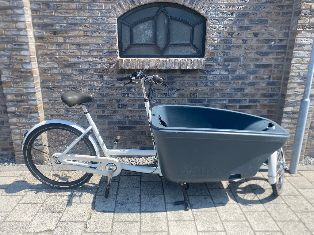 Dolly bakfiets elektrisch nette staat, Elektrisch, Zo goed als nieuw, 2 kinderen, Trommelrem