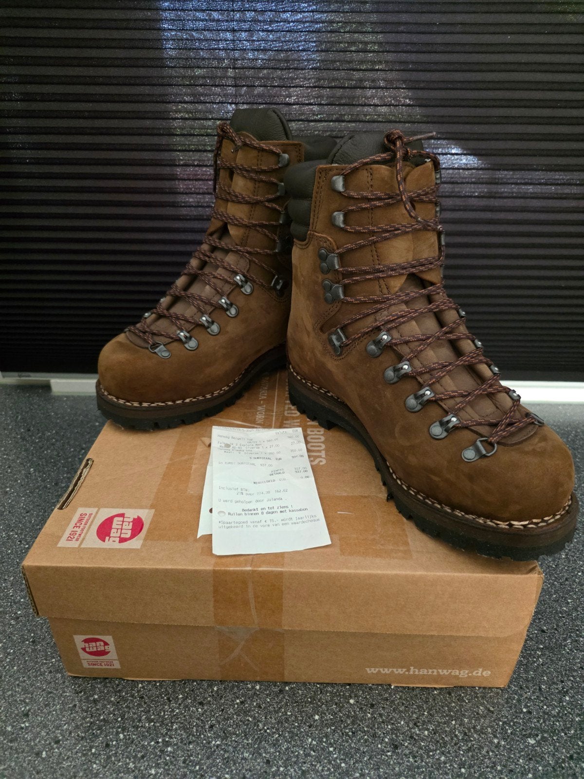 Hanwag Bergell top bergschoenen maat 42 (nieuw met bon)), Ophalen of Verzenden, Nieuw, Schoenen
