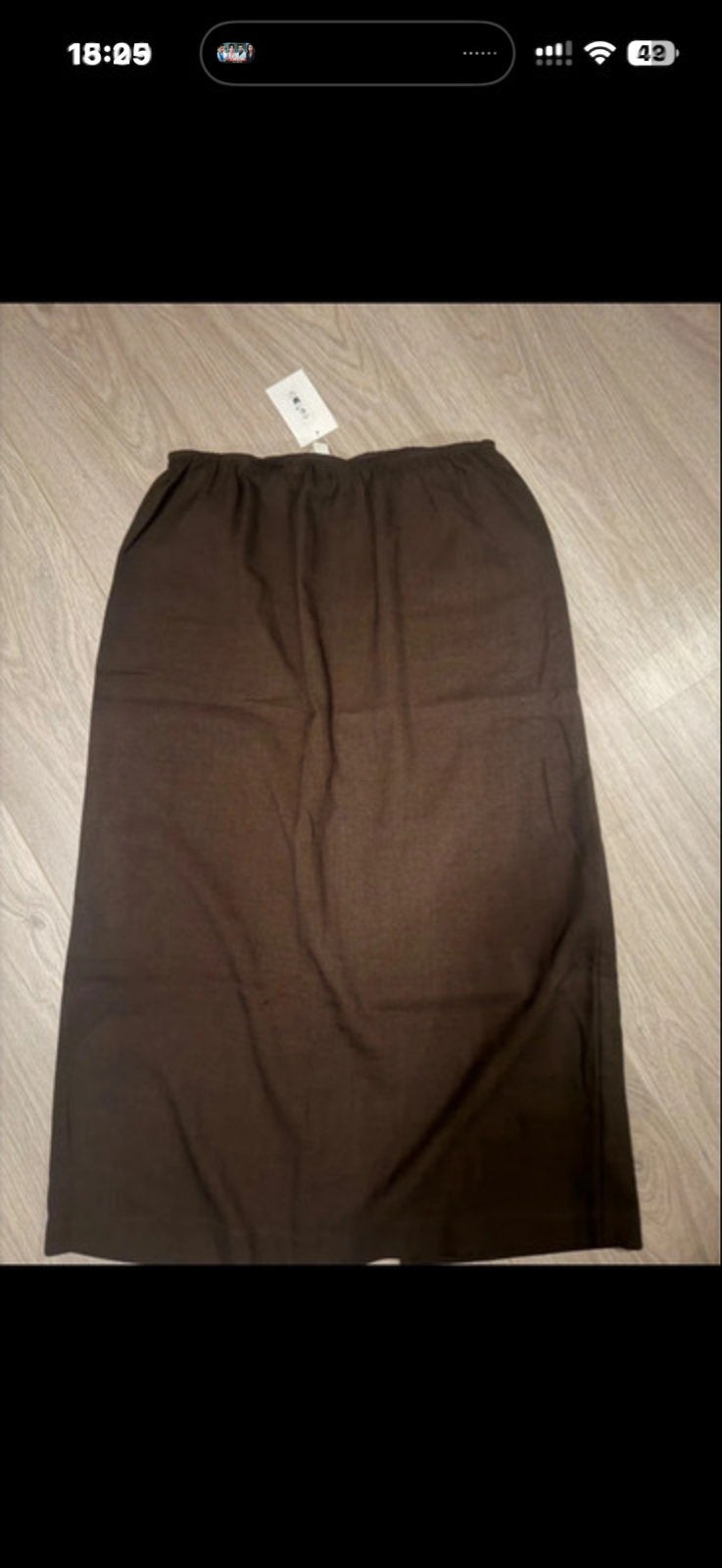 Nieuwe H&M midi rok in maat 40, Kleding | Dames, Maat 38/40 (M), Bruin, Nieuw, Ophalen of Verzenden