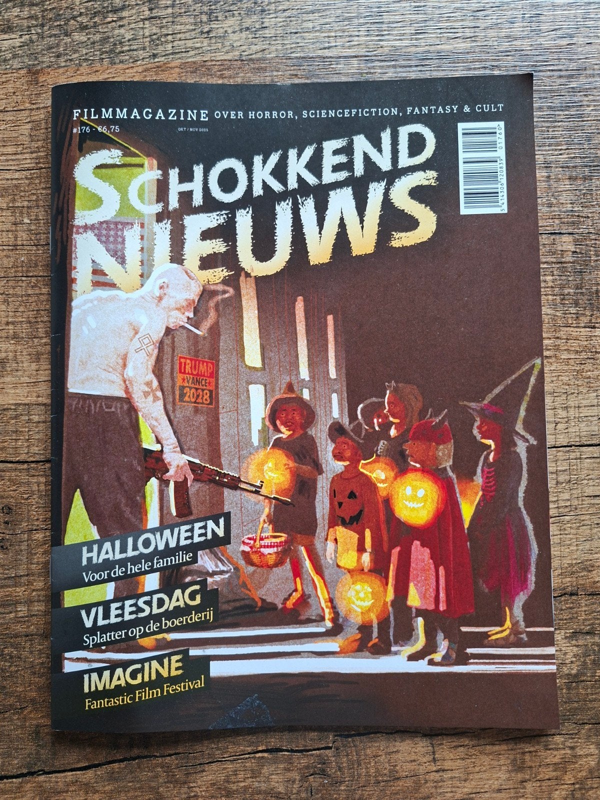 Schokkend Nieuws #176 - Filmmagazine Horror & Fantasy, Ophalen of Verzenden, Gelezen, Overige typen