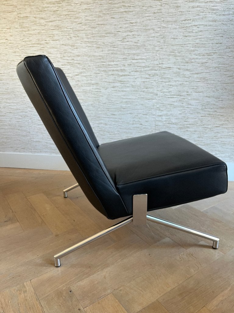 Fauteuil Twister van Harvink, Huis en Inrichting, Ophalen, 75 tot 100 cm, Zo goed als nieuw, Leer