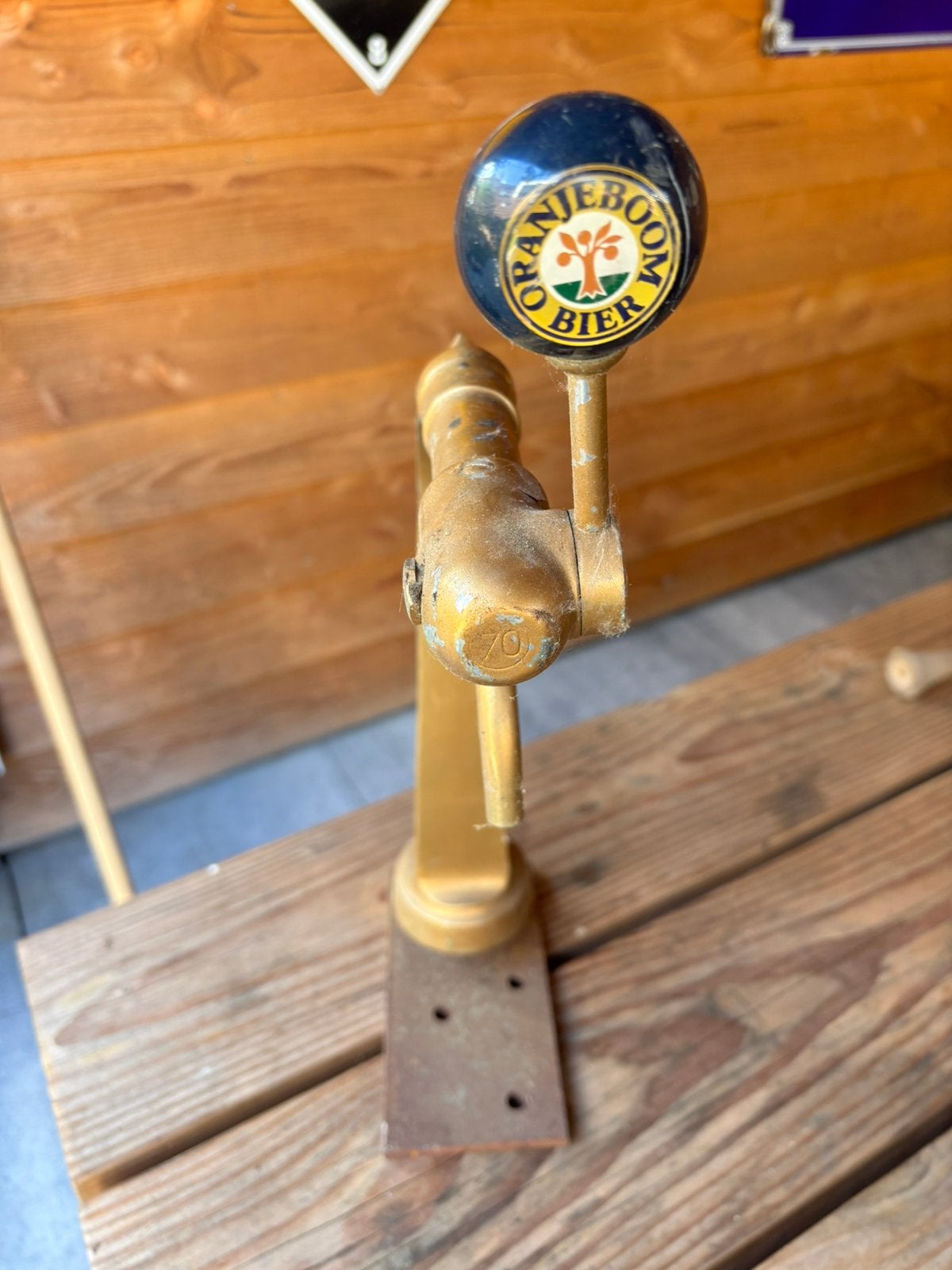 Biertap Oranjeboom, Verzamelen, Biermerken, Ophalen, Gebruikt, Overige merken