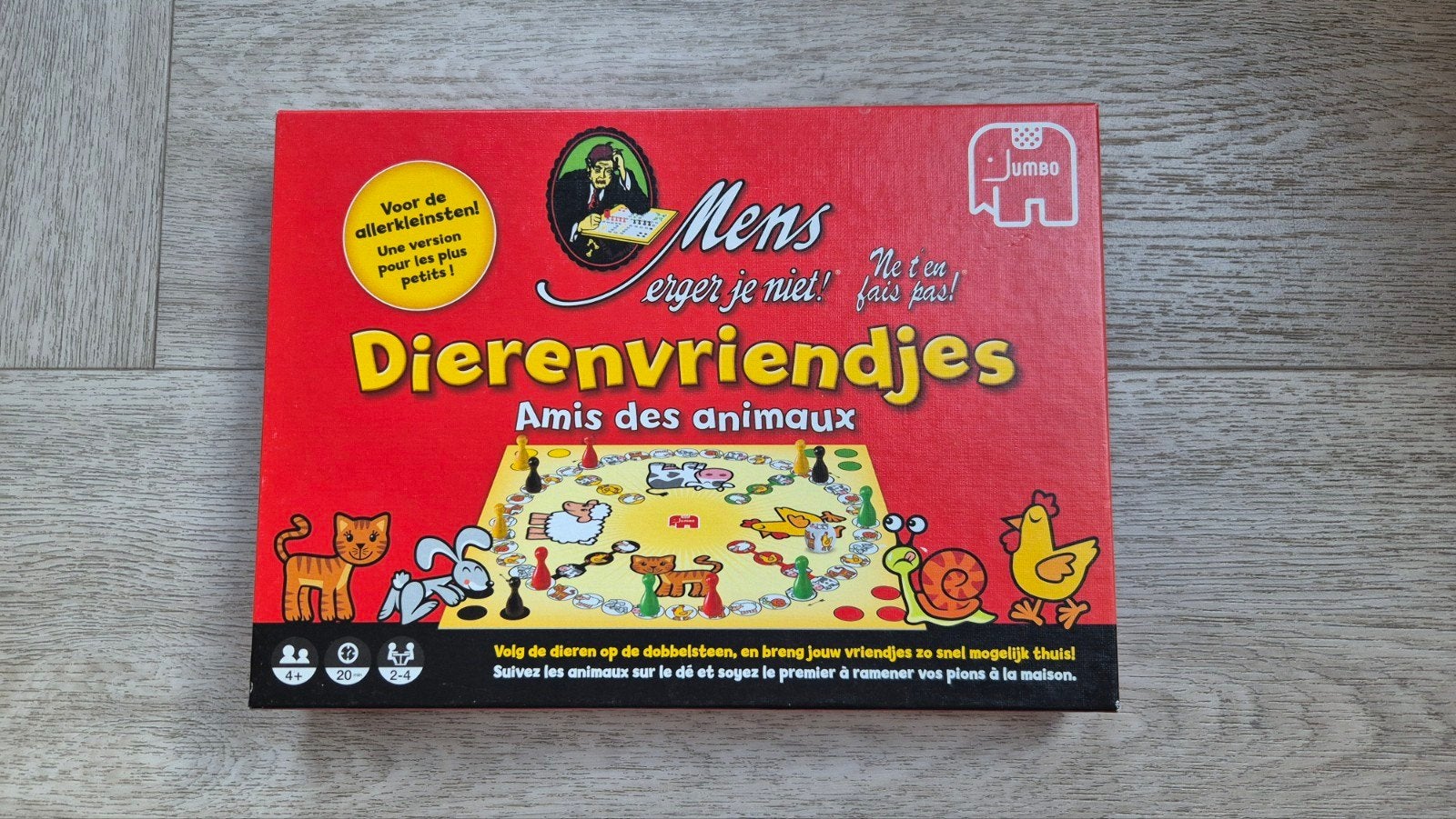 Mens erger je niet! Dierenvriendjes - Jumbo, Drie of vier spelers, Ophalen of Verzenden, Gebruikt, Jumbo