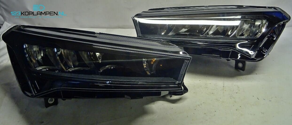 Skoda Enyaq Full LED koplamp koplampen links rechts