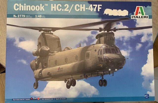 Chinook HC.2/CH-47F schaal 1:48 geseald nieuw, Italeri, Helikopter, Nieuw, Ophalen of Verzenden