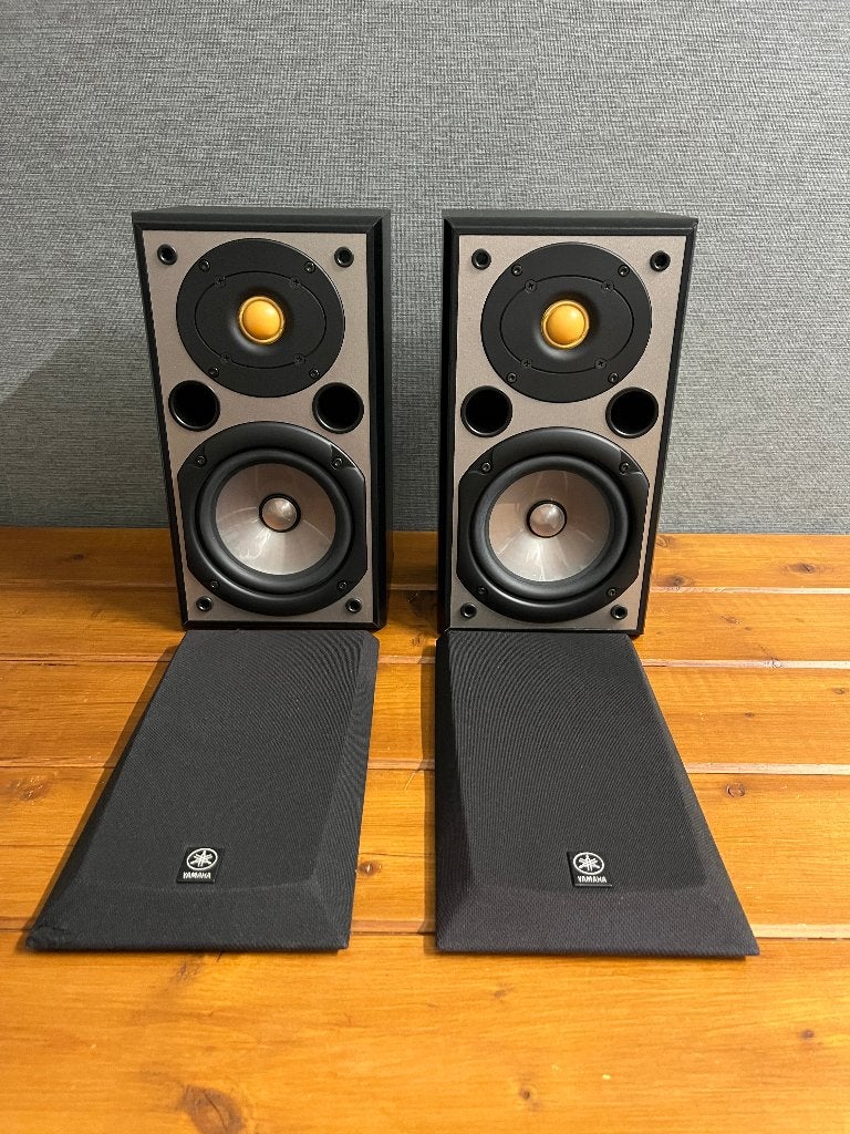 Yamaha NS-90 compacte boekenplank luidsprekers boxen, 150 watt of meer, Stereo speakers, Gebruikt, Yamaha