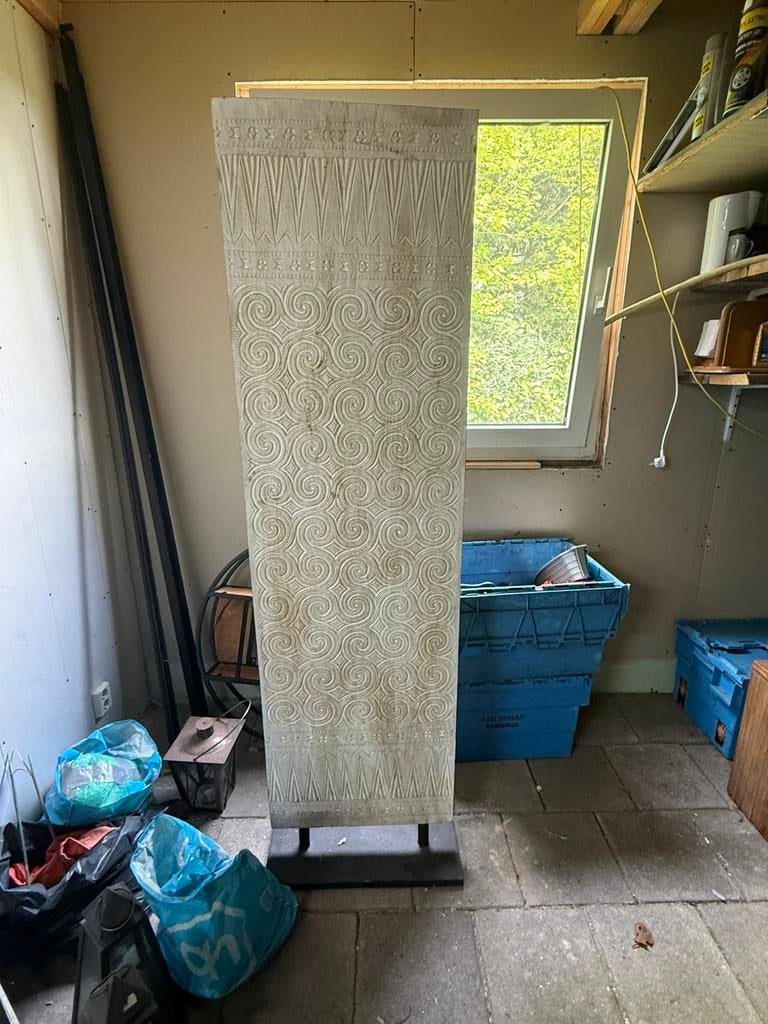 Houten sier panelen, Ophalen, Gebruikt