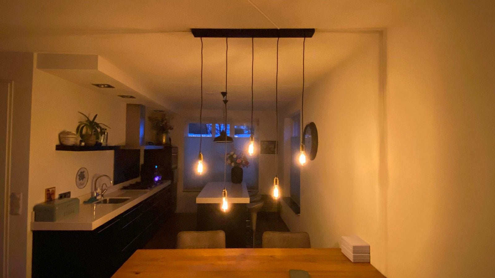 Hanglamp eettafel zgan, Ophalen of Verzenden, Zo goed als nieuw, Minder dan 50 cm