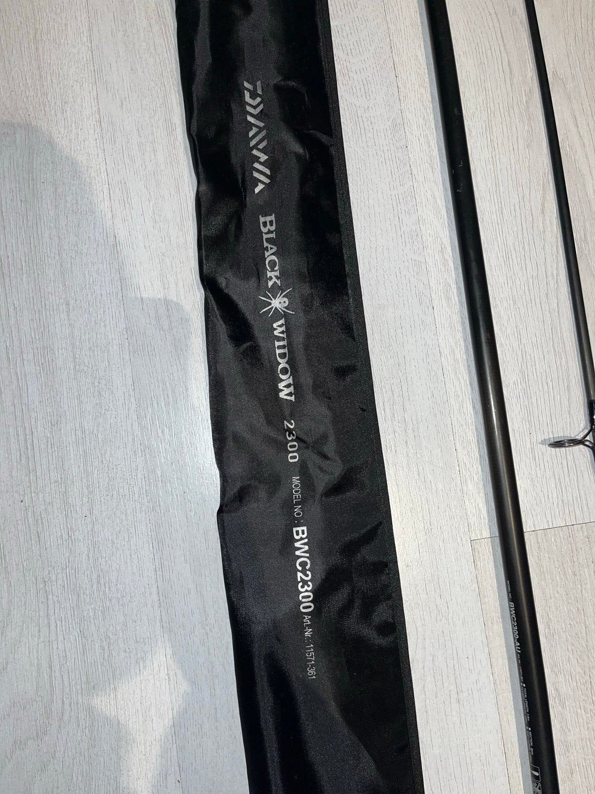 4x Daiwa Black Widow Karperhengels 3.5lb 12ft, Ophalen, Gebruikt, Werphengel