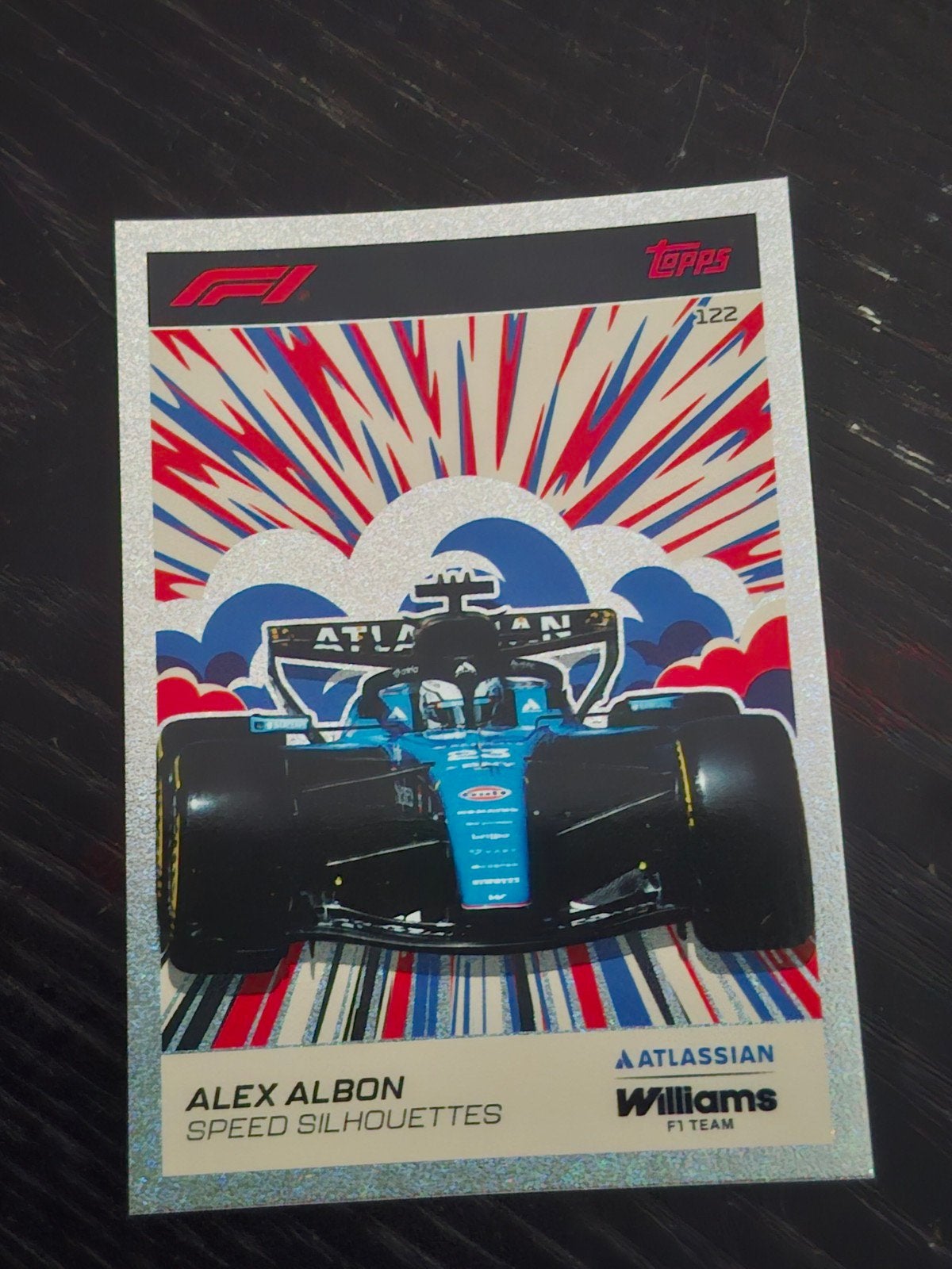 Alex Albon Speed Silhouettes Topps F1 Kaart, Verzamelen, Ophalen of Verzenden, Zo goed als nieuw, Formule 1