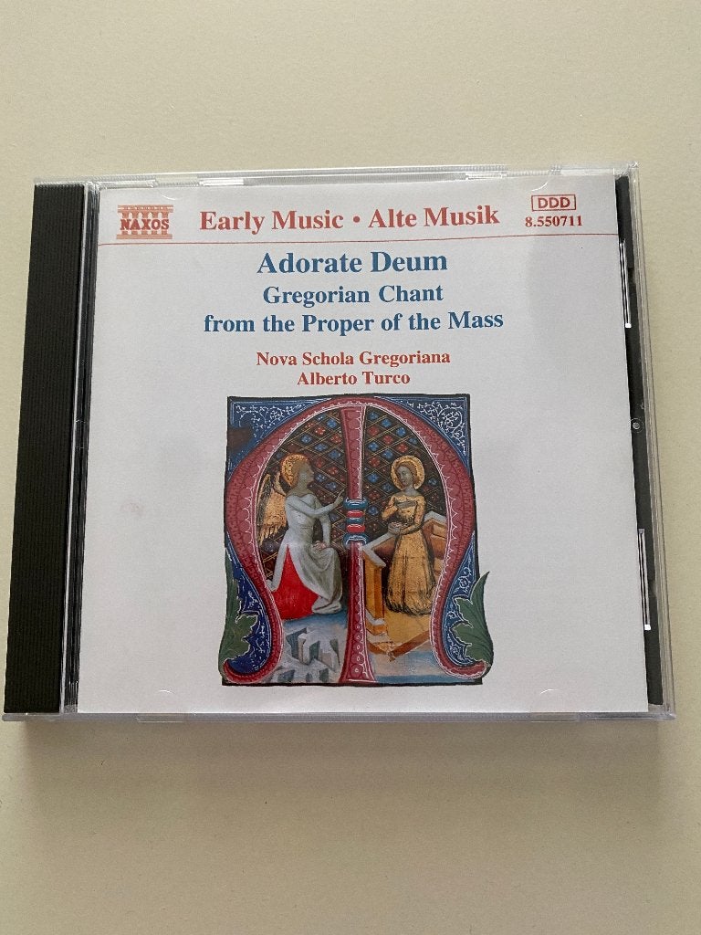 Adorate Deum Gregorian chant from the Proper of the Mass, Ophalen of Verzenden, Classicisme, Zo goed als nieuw, Overige typen