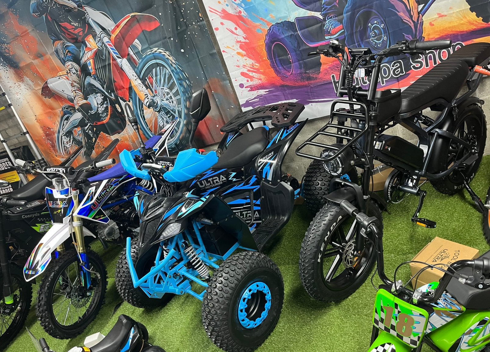 Electrische Quads & Crossers | Electrisch & Benzine, Ophalen of Verzenden, Zo goed als nieuw