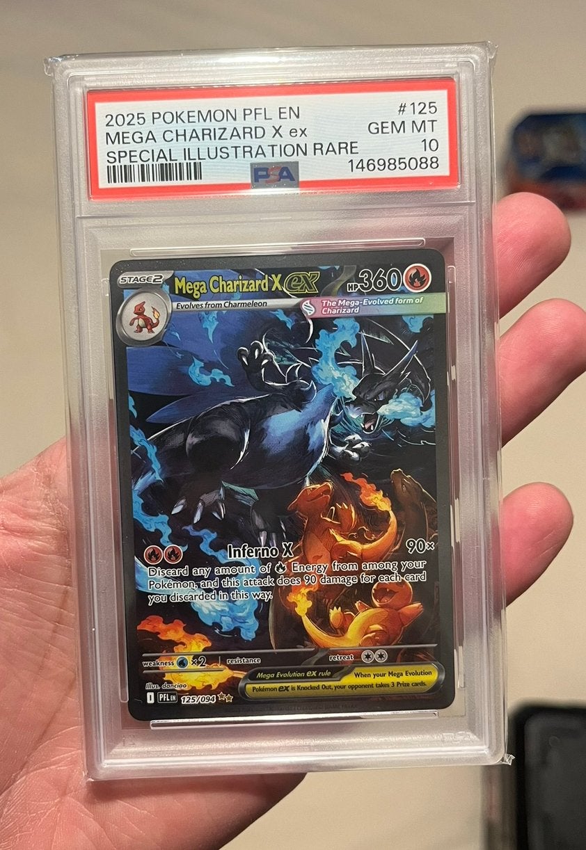 Squential psa 10 Charizard & Garchomp, Ophalen, Zo goed als nieuw