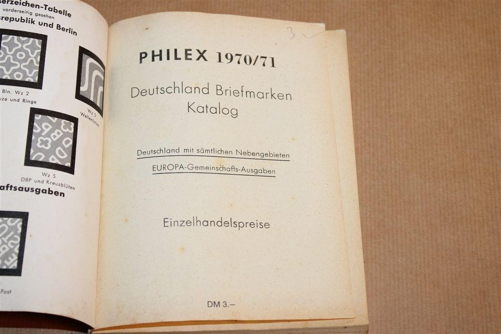 Philex Duitsland 1970/71 — Postzegelcatalogus, Ophalen of Verzenden, Overige landen, Postfris