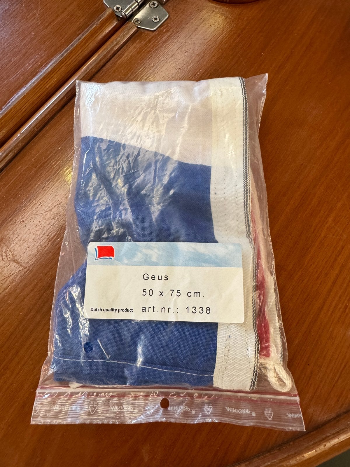 Geus vlag 50x70, Ophalen of Verzenden, Zo goed als nieuw