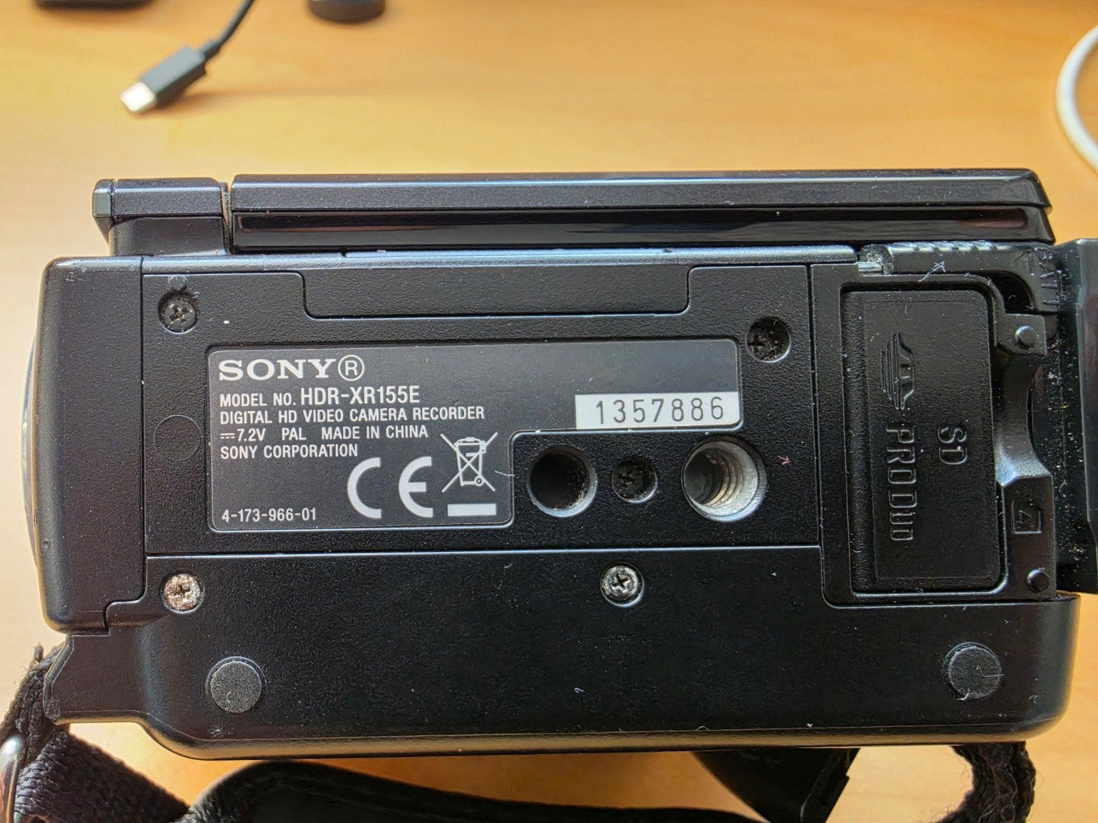 Sony Handycam HDR-XR155E in uitmuntende staat, Ophalen of Verzenden