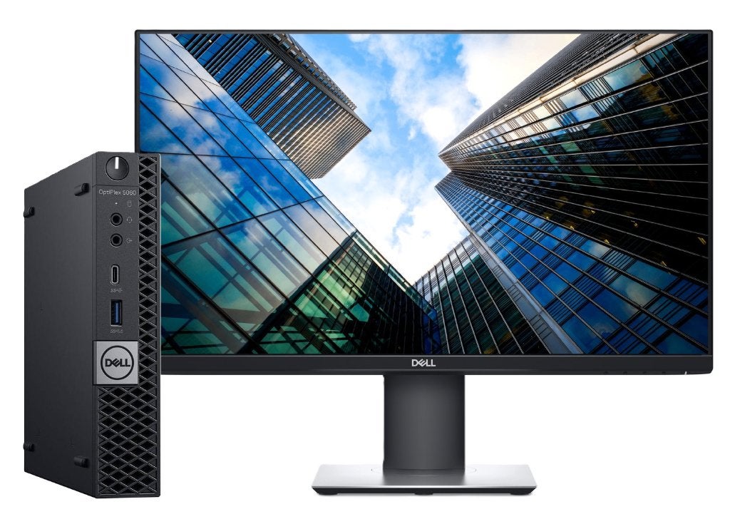 COMPLEET! HP / DELL Mini PC + Monitor + Win11 + 1jr Garantie, 256 GB, 8 GB, Zo goed als nieuw, SSD