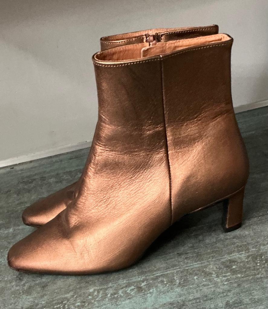 DWRS. Leren laarsjes. Mt 42., Kleding | Dames, Schoenen, DWRS, Overige kleuren, Lage of Enkellaarzen, Ophalen of Verzenden