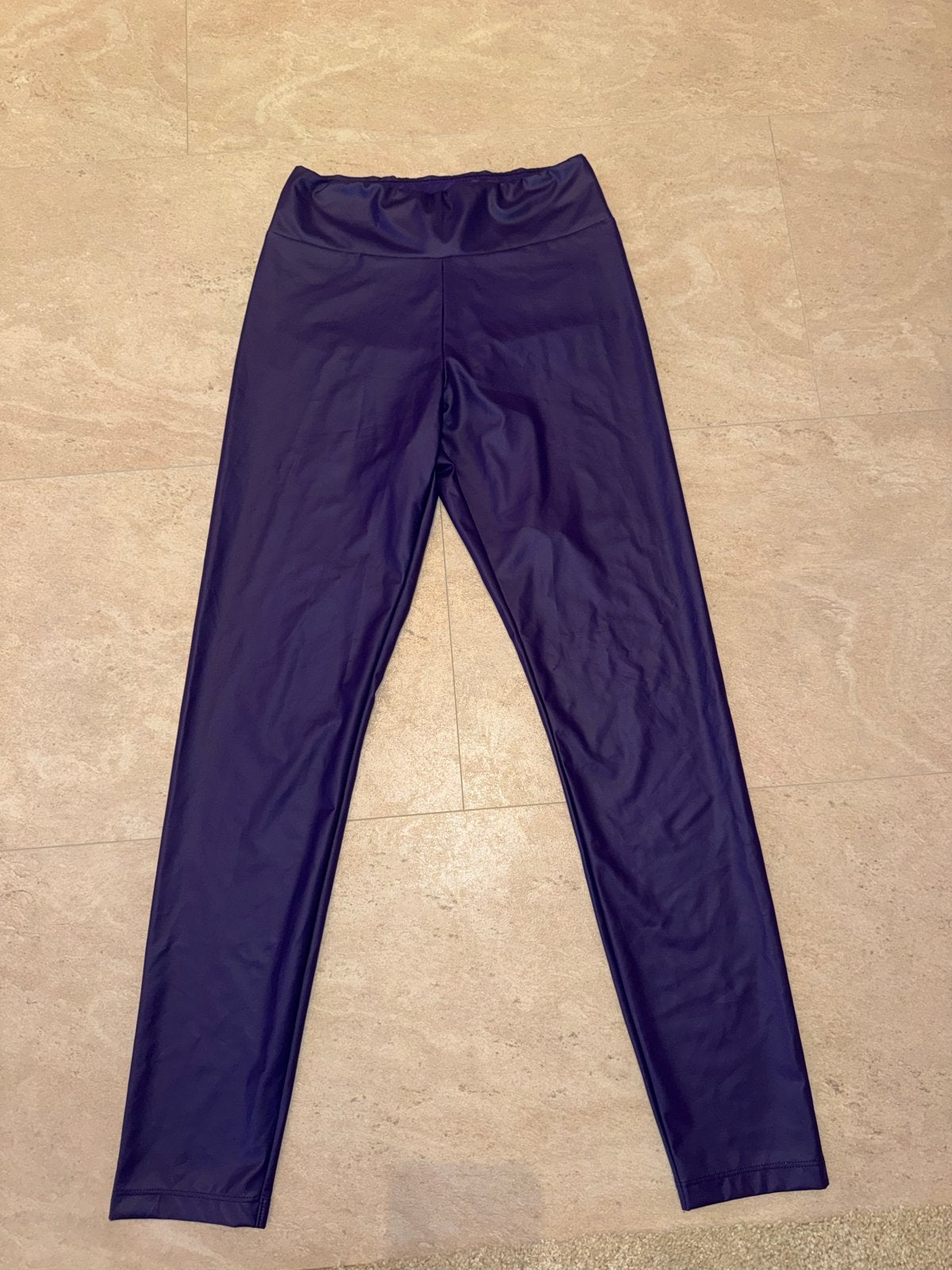 Calzedonia Leren Legging - Paars, Legging, Maat 36/38 (S), Paars, Ophalen of Verzenden