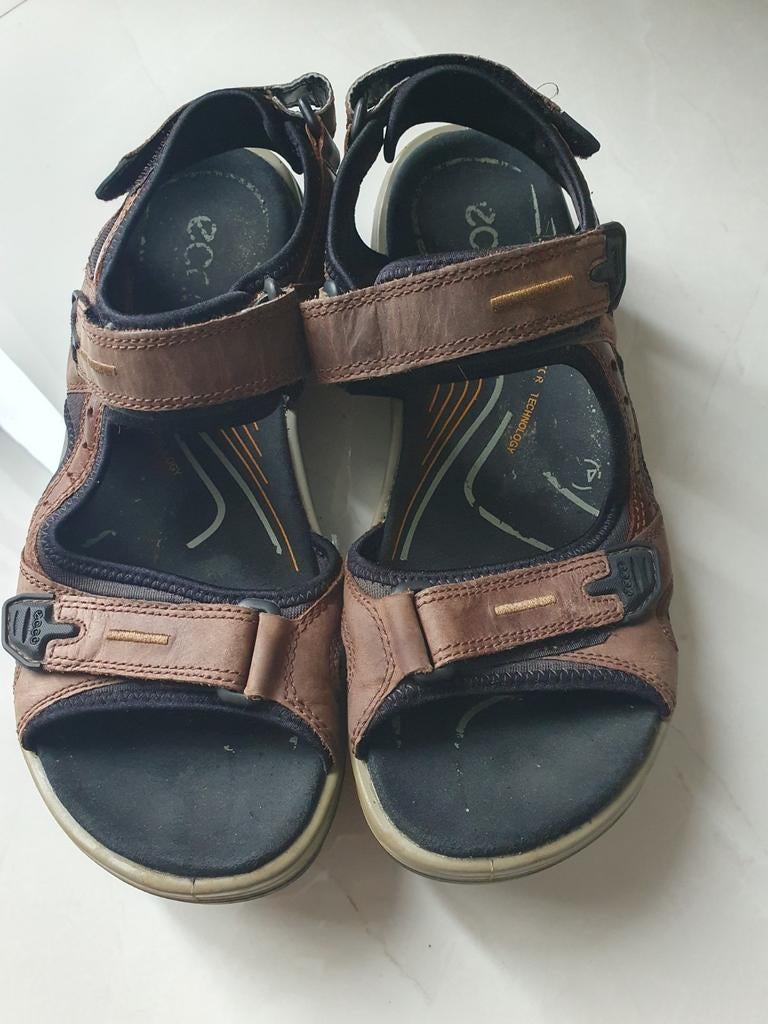Ecco sandalen maat 44 - Comfortabel en duurzaam, Sandalen, Ecco, Bruin, Ophalen of Verzenden