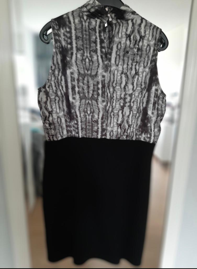 Tramontana jurk zwart/wit met lichte stretch maat XL, Wit, Maat 46/48 (XL) of groter, Ophalen of Verzenden, Zo goed als nieuw