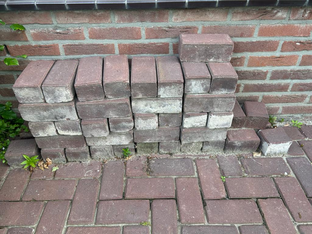 Straatklinkers - Gratis af te halen, Tuin en Terras, Ophalen, Gebruikt, Klinkers, Minder dan 5 m²