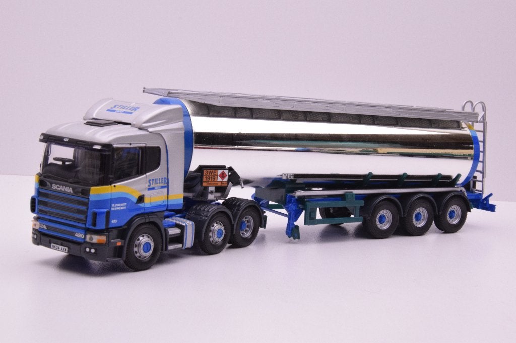 Scania 124  ''  Stiller transport ''  Corgi, Ophalen of Verzenden, Zo goed als nieuw, Bus of Vrachtwagen, Corgi