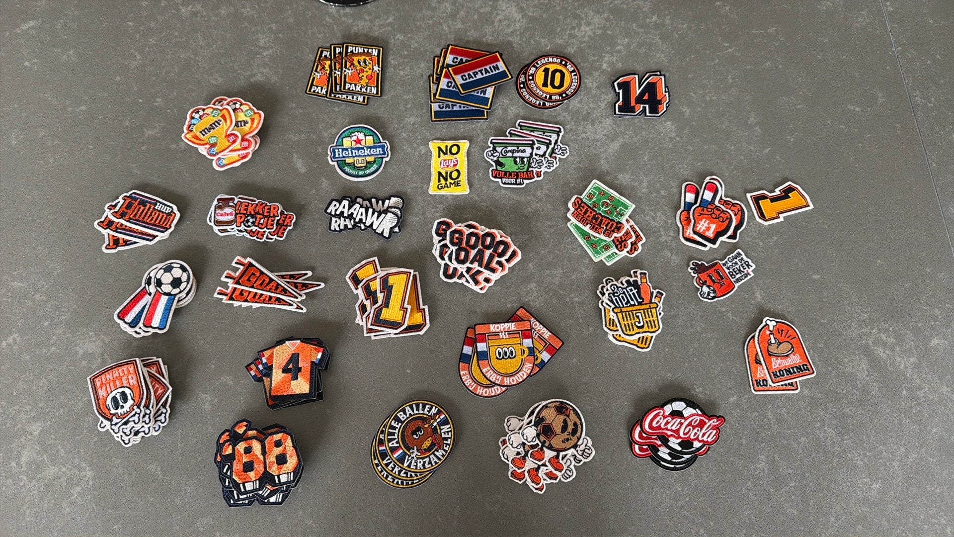 Jumbo Juich Emblemen Voetbal EK WK Patches, Ophalen of Verzenden, Nieuw
