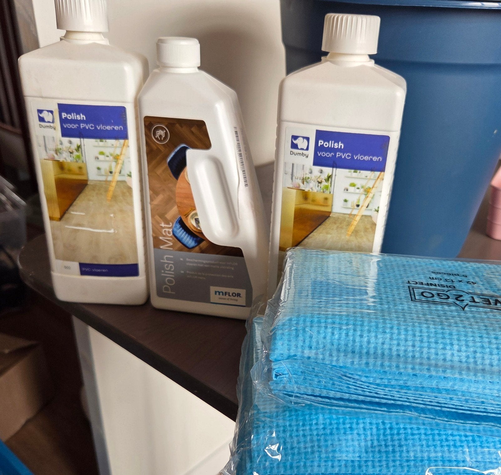 Polish voor PVC vloeren en Polish Mat, Ophalen, Nieuw