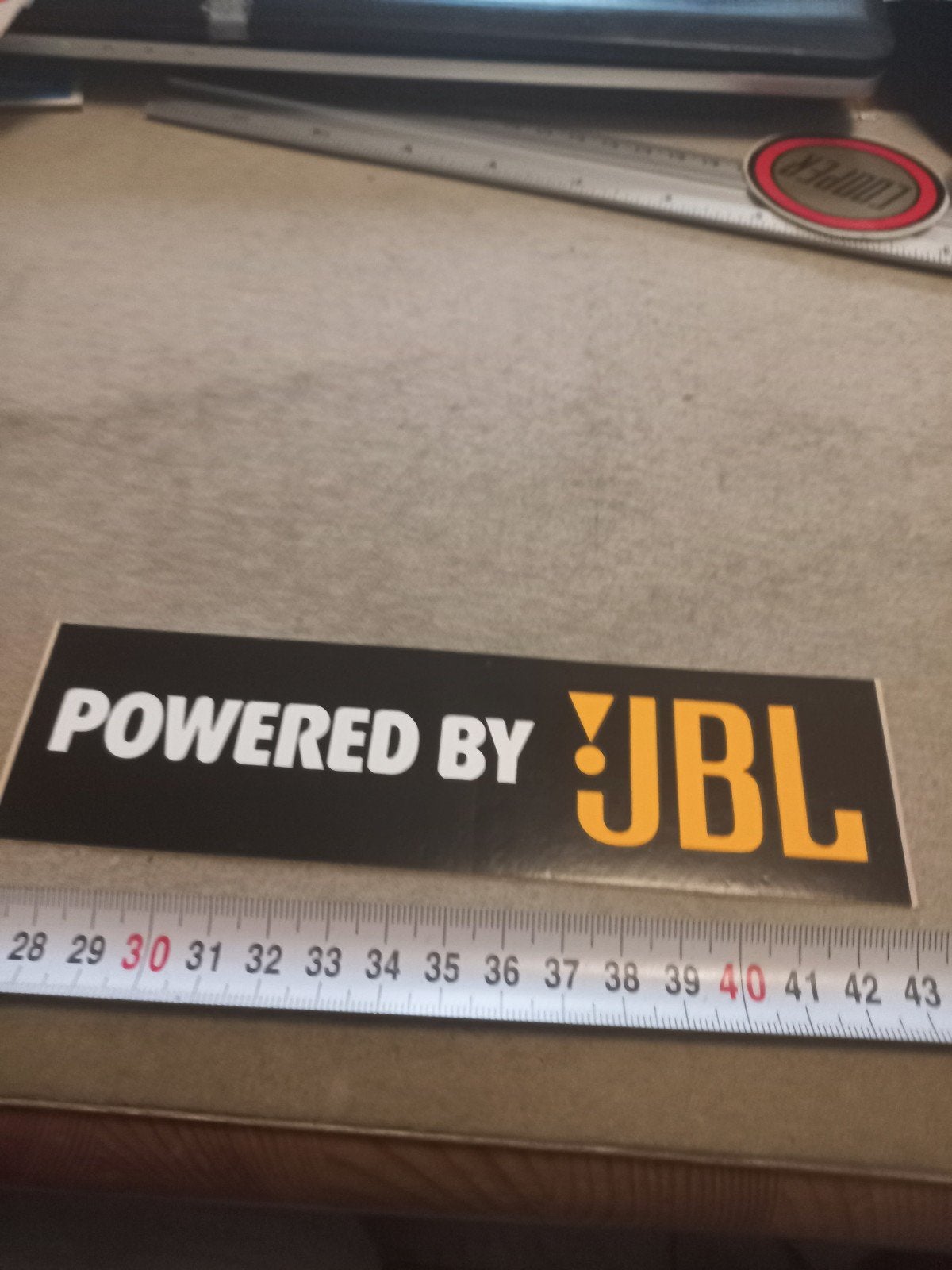 JBL Powered By Sticker - Audio Liefhebber Decal, Ophalen of Verzenden