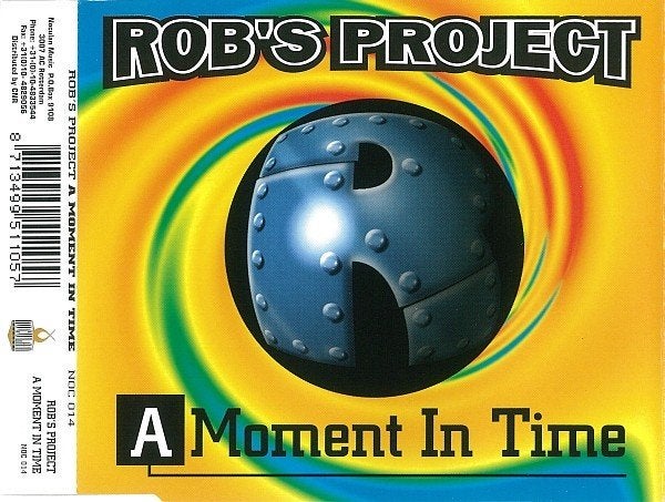 Rob's Project – A Moment In Time CD Maxisingle 1996 💿, Verzenden, Zo goed als nieuw, Dance en House