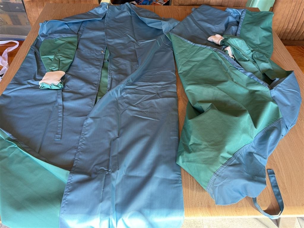Wasbare Herbruikbare Versterkte Chirurgische Jas - Maat XL, Ophalen of Verzenden, Zo goed als nieuw, Maat 46/48 (XL) of groter