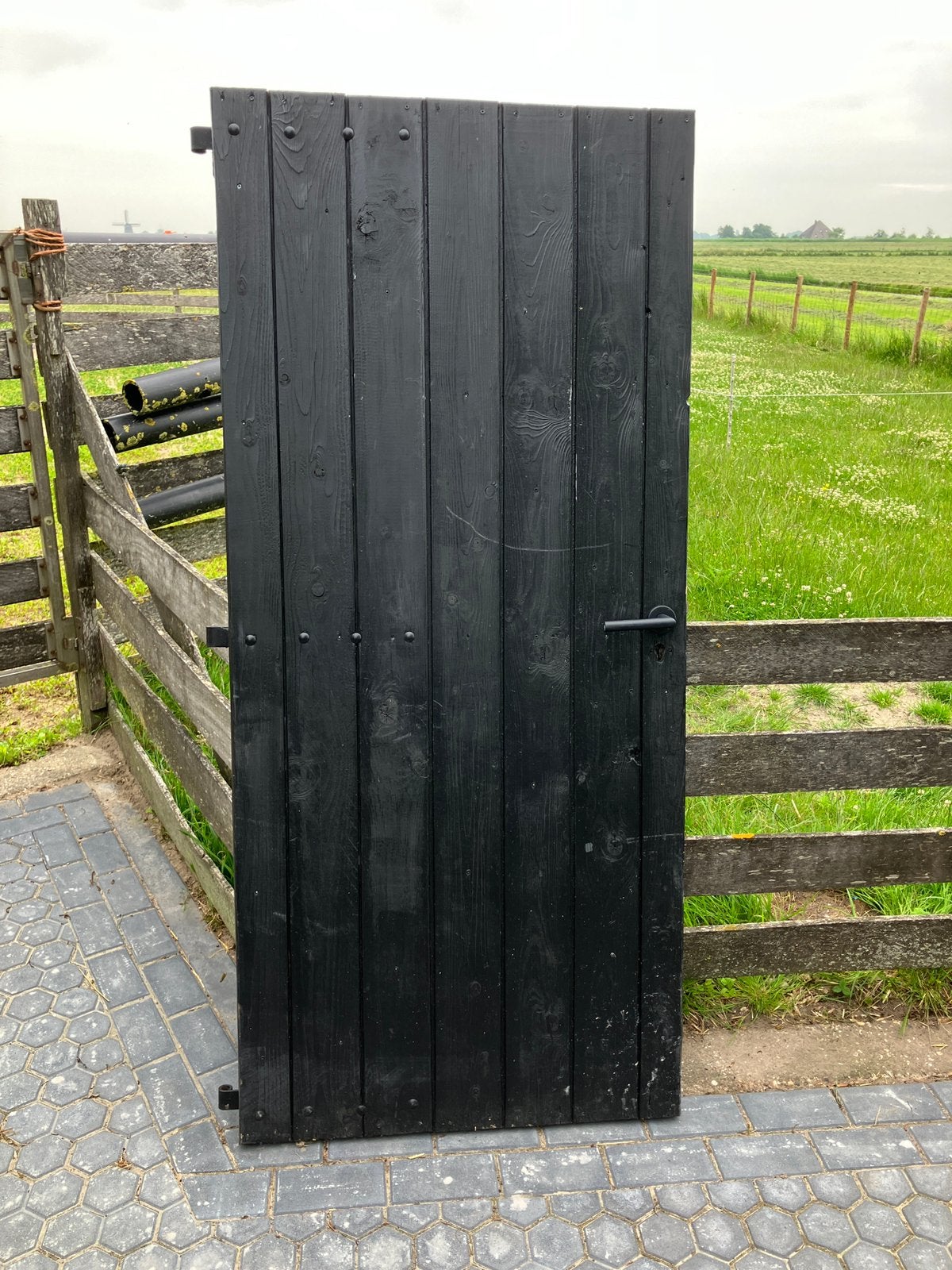 Schutting deur / poort, Ophalen, 1 tot 2 meter, Minder dan 3 meter, Zo goed als nieuw