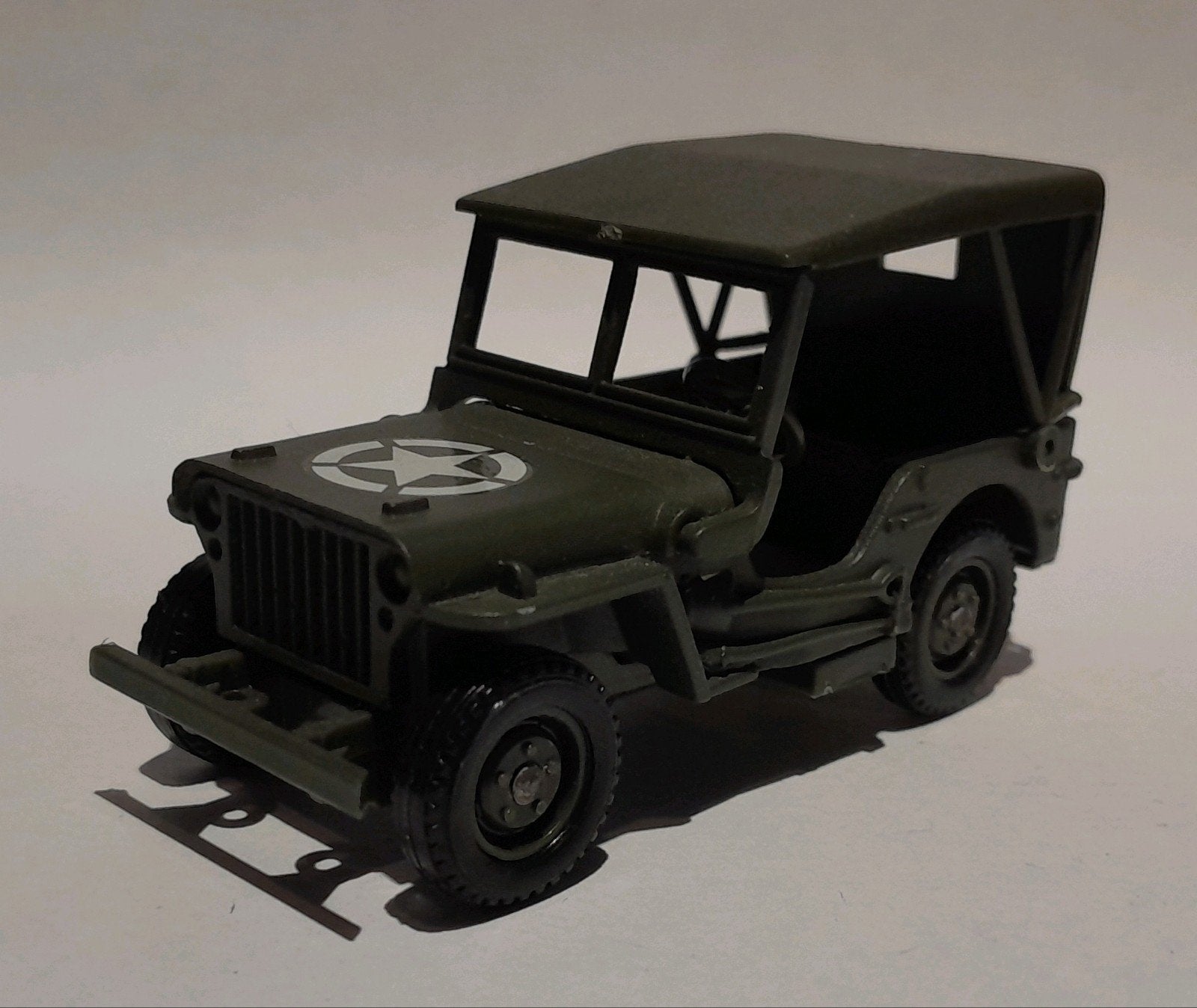 Solido Jeep Willys z.g.a.n., Ophalen of Verzenden, Zo goed als nieuw, Auto, Solido