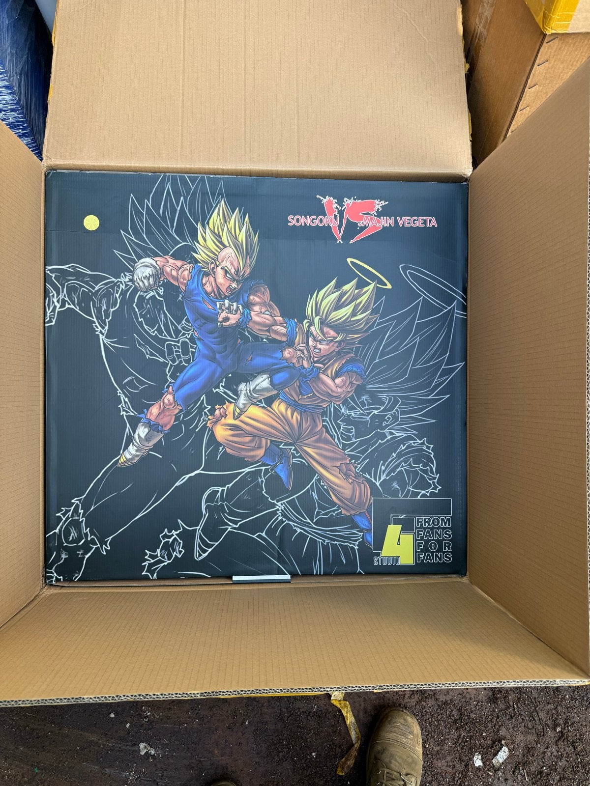 Nieuw in doos F4 Studio SS2 Goku vs Majin Vegeta, Ophalen, Nieuw
