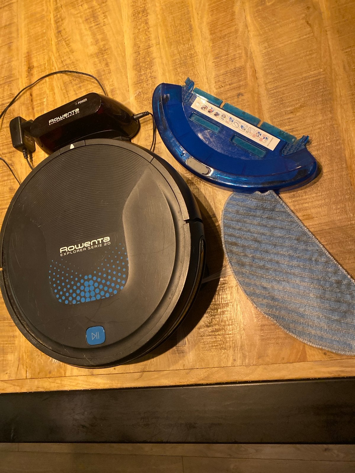 Rowenta Explorer Serie 20 Robotstofzuiger met Dweilfunctie, Gebruikt, Draadloos, Robotstofzuiger, Reservoir