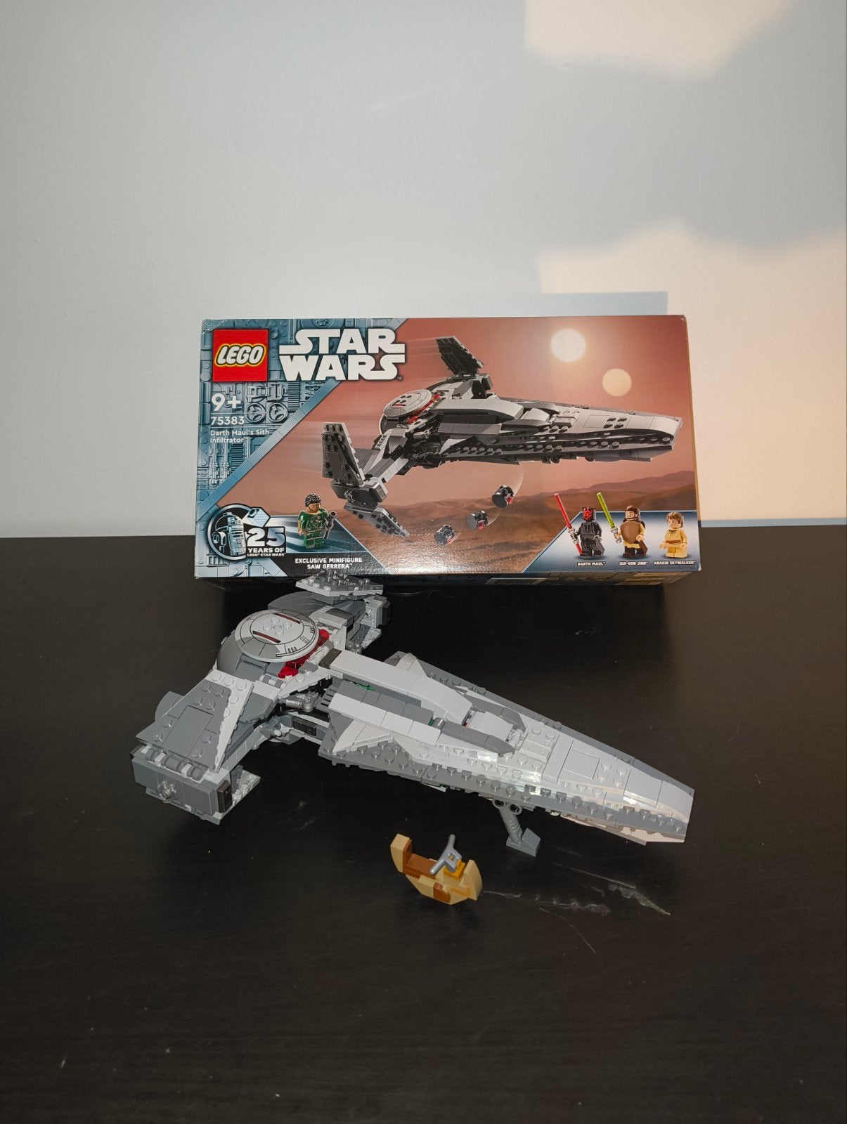 LEGO Star Wars 75383 Darth Maul's Sith Infiltrator, Star Wars, Lego, Ophalen of Verzenden, Zo goed als nieuw